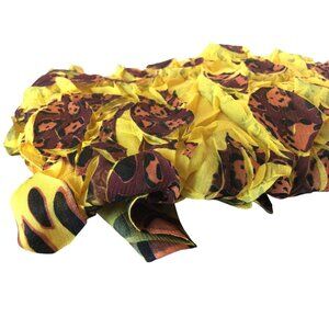 Yellow Bold Large Scarf Contemporary Accessory